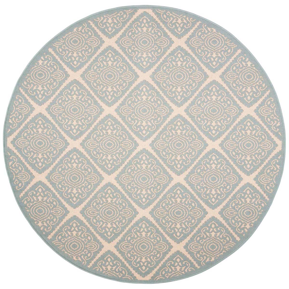 Safavieh Linden 100 132 Rug, LND132 - Cream / Aqua