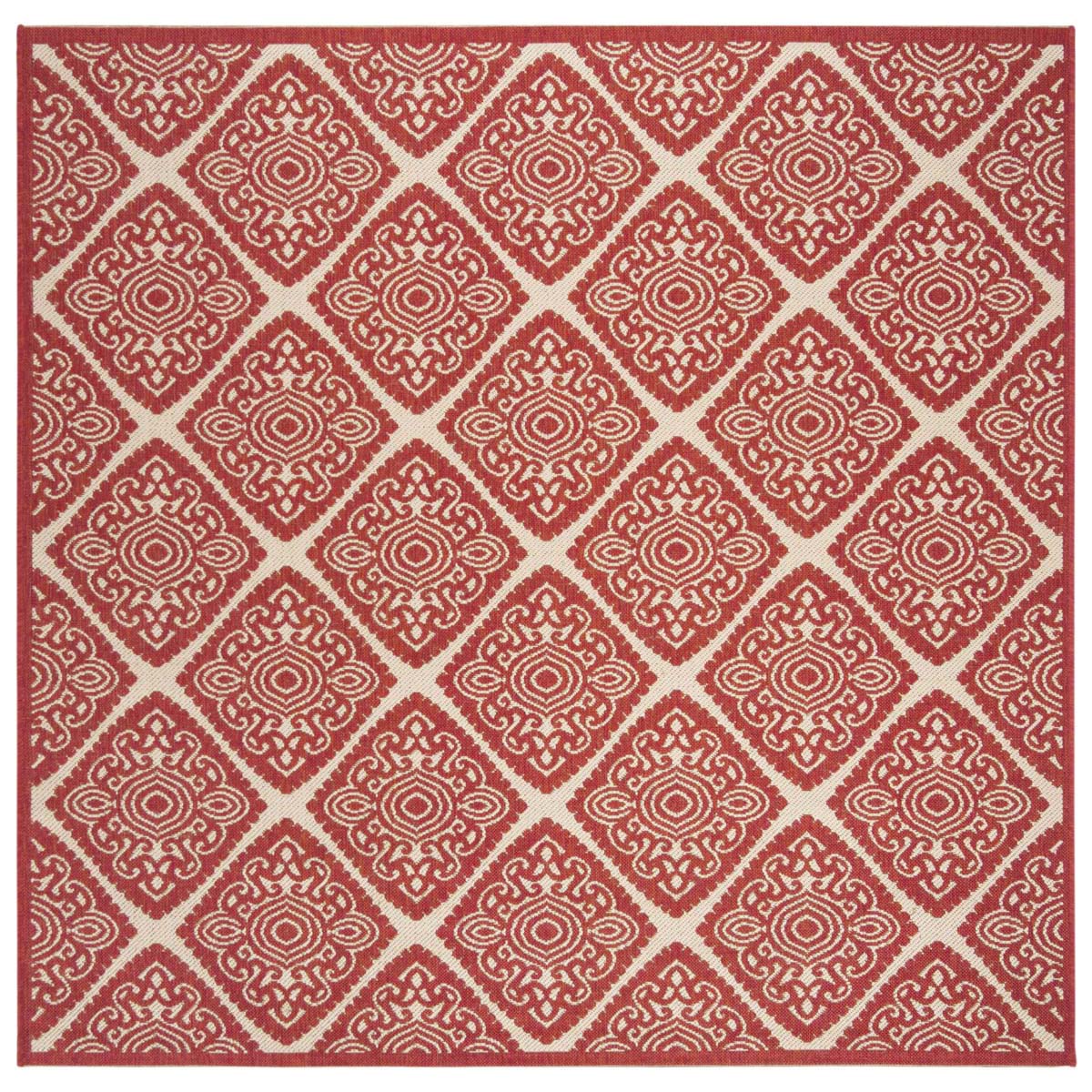 Safavieh Linden 100 132 Rug, LND132 - Red / Creme