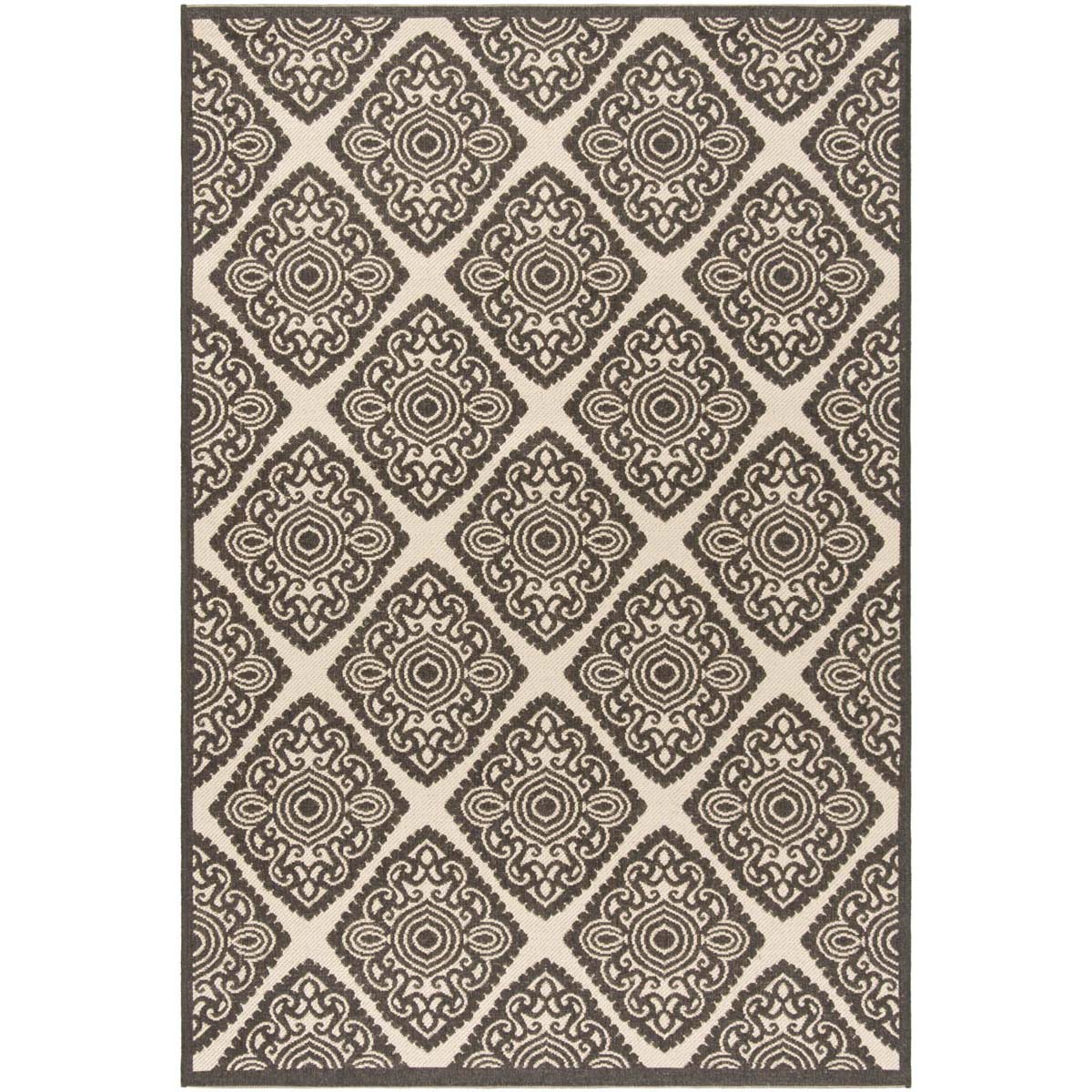 Safavieh Linden 100 132 Rug, LND132 - Creme / Brown