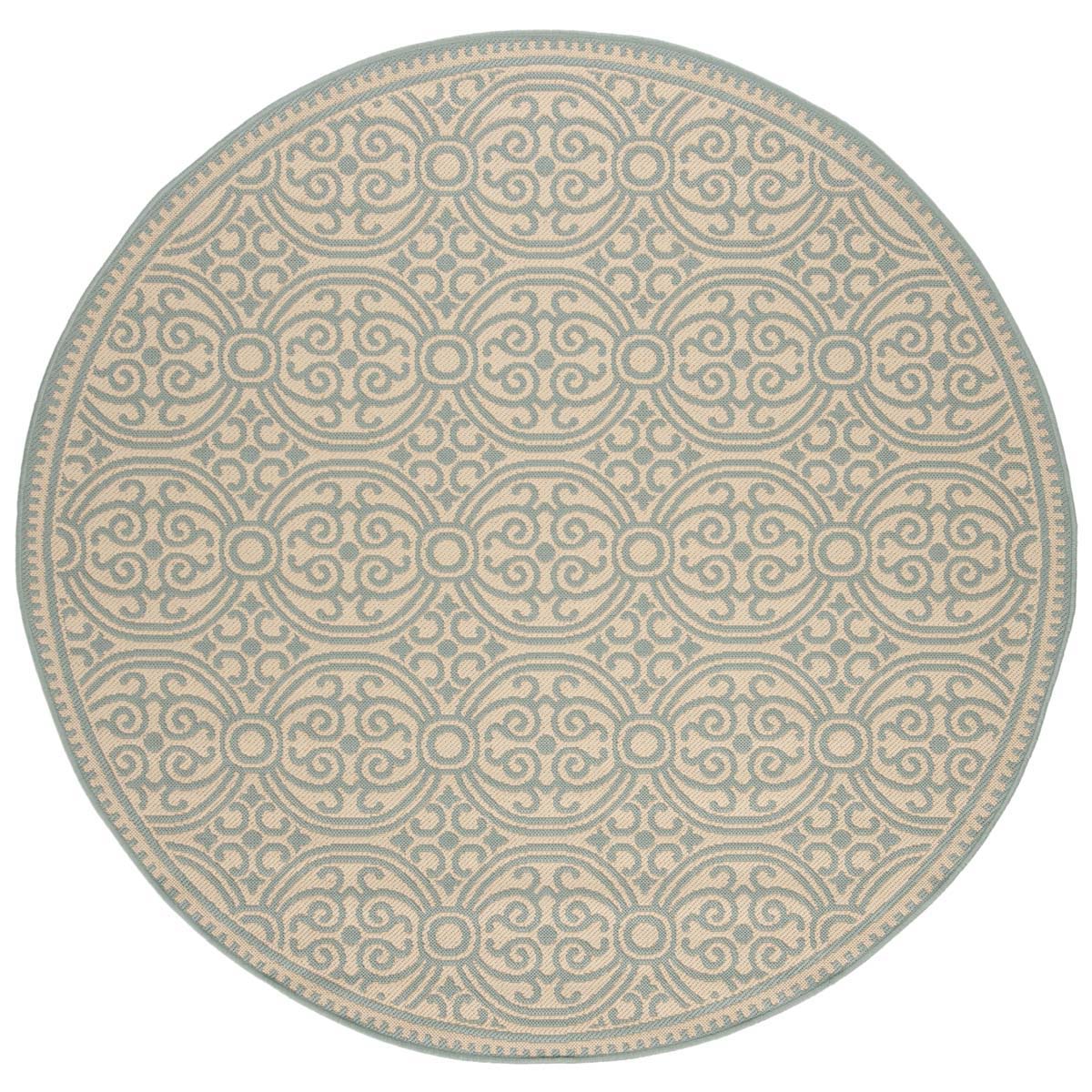 Safavieh Linden 100 134 Rug, LND134 - Aqua / Cream