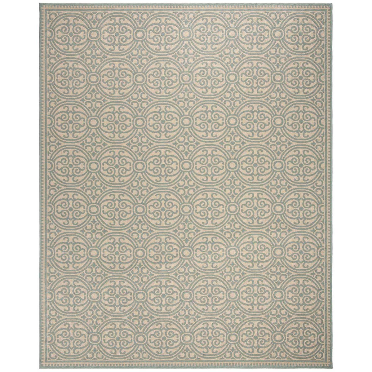 Safavieh Linden 100 134 Rug, LND134 - Aqua / Cream