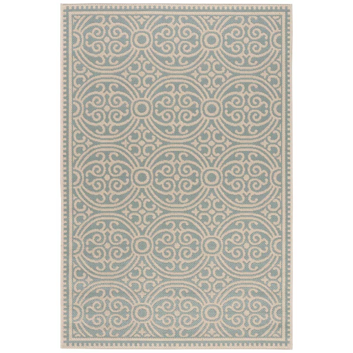 Safavieh Linden 100 134 Rug, LND134 - Cream / Aqua