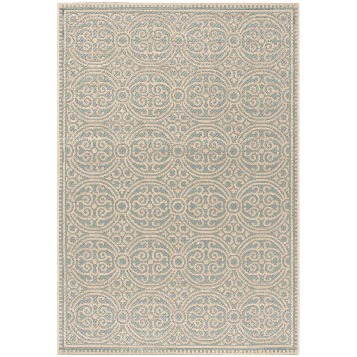 Safavieh Linden 100 134 Rug, LND134 - Cream / Aqua