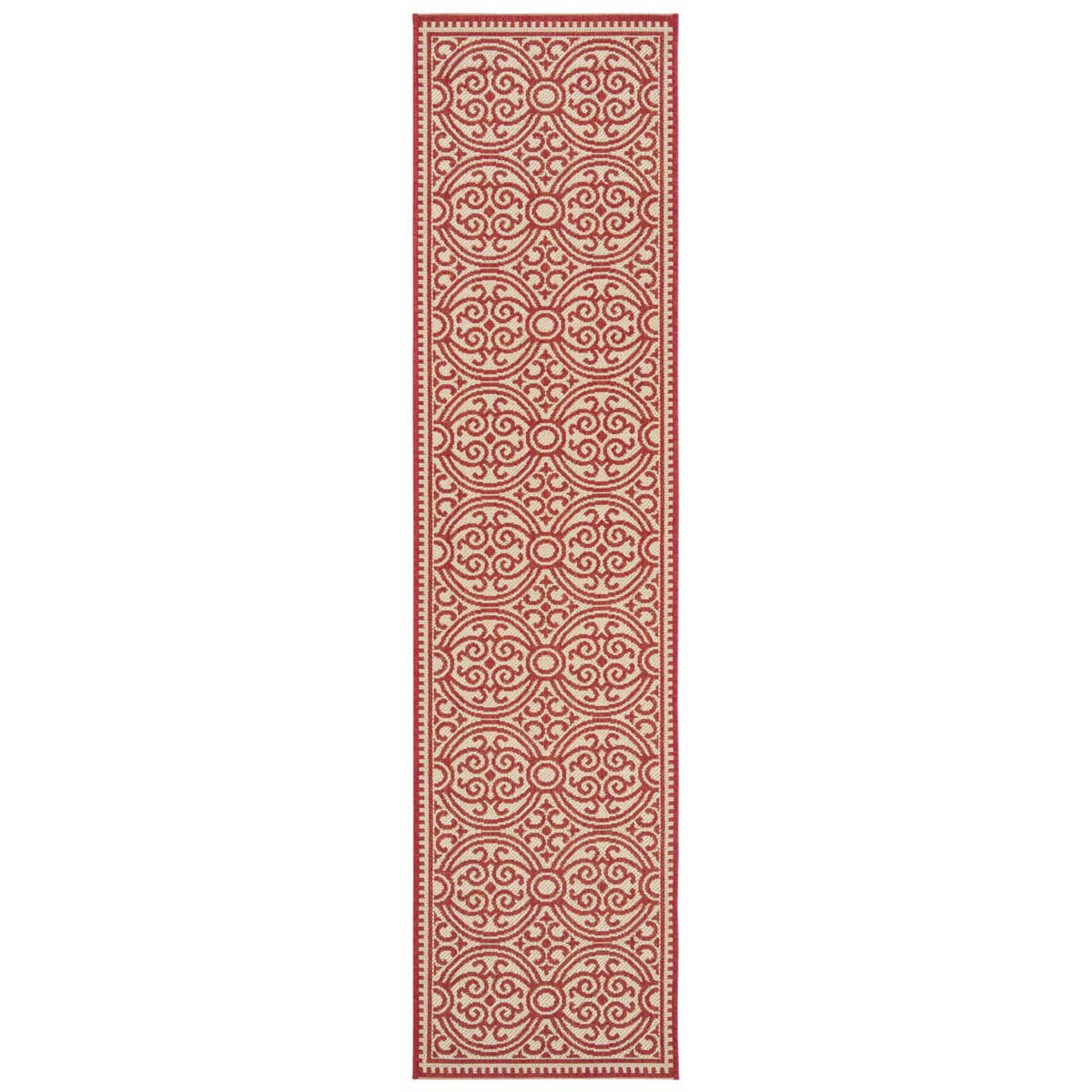 Safavieh Linden 100 134 Rug, LND134 - Red / Creme