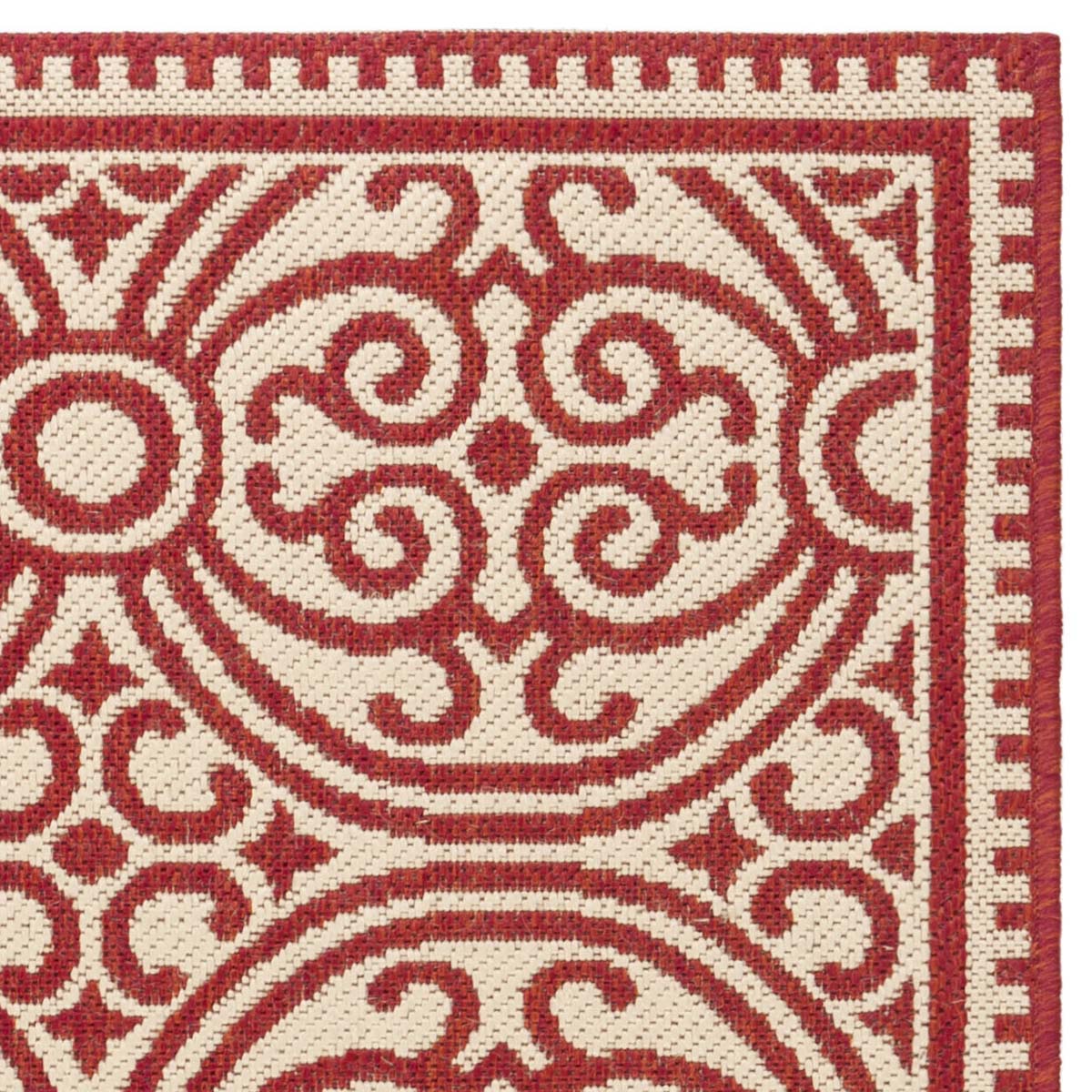 Safavieh Linden 100 134 Rug, LND134 - Red / Creme