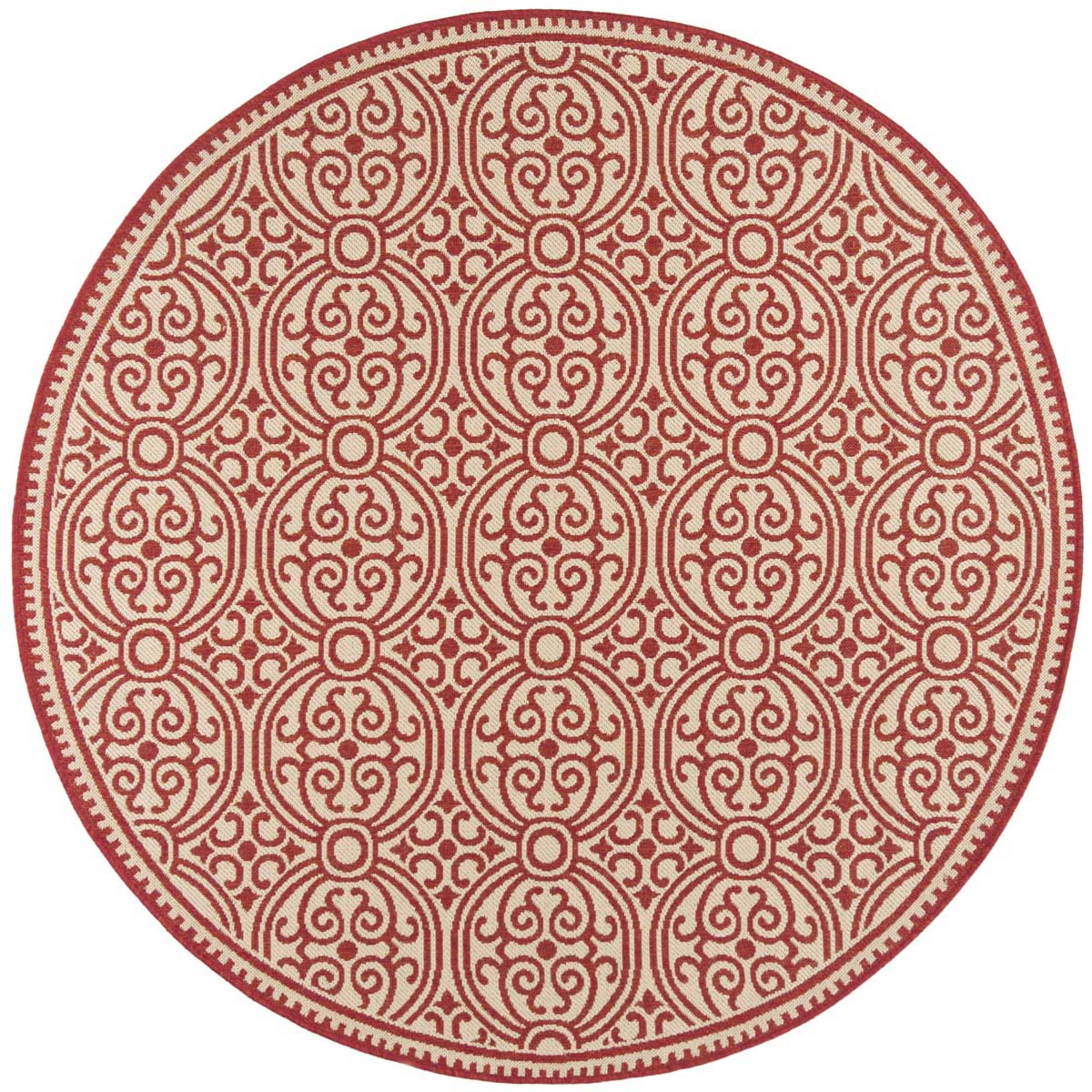 Safavieh Linden 100 134 Rug, LND134 - Red / Creme
