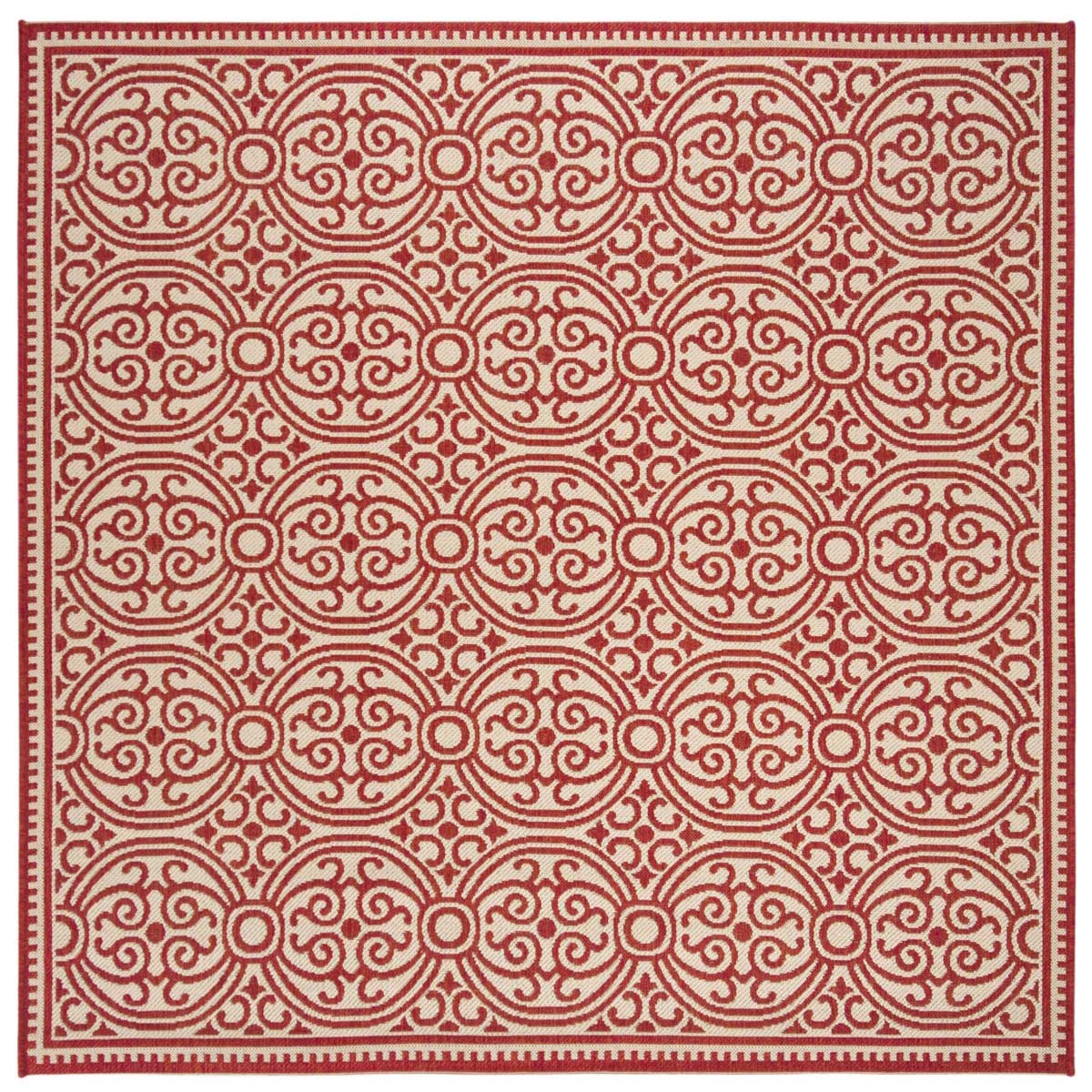 Safavieh Linden 100 134 Rug, LND134 - Red / Creme