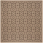 Safavieh Linden 100 134 Rug, LND134 - Creme / Brown
