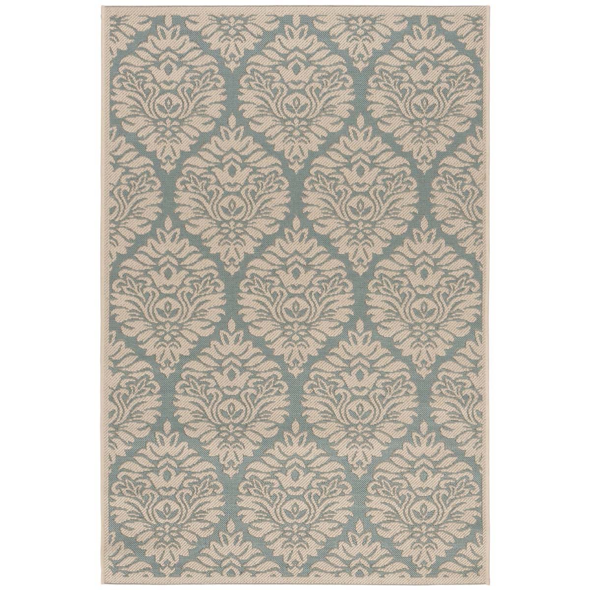 Safavieh Linden 100 135 Rug, LND135 - Aqua / Cream