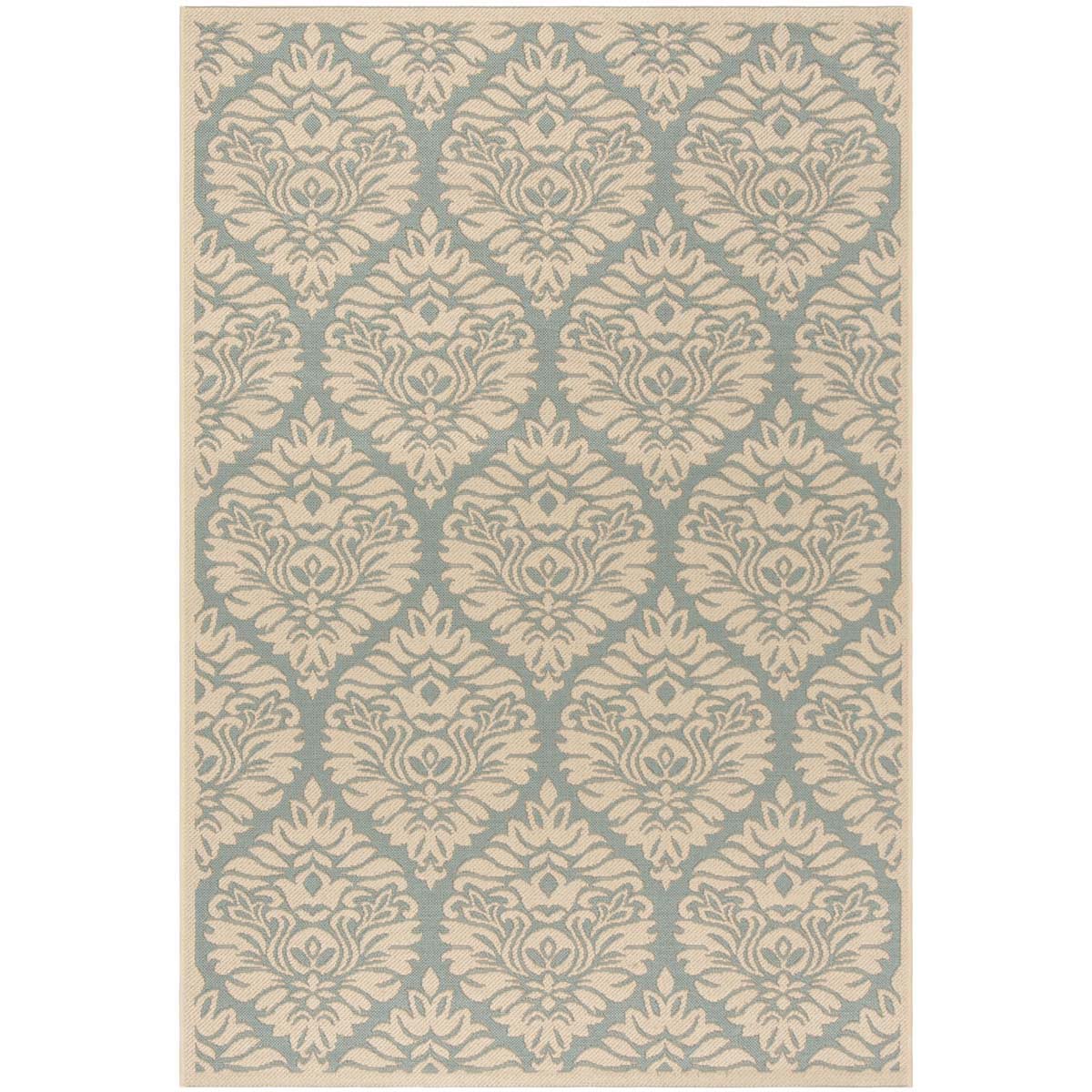 Safavieh Linden 100 135 Rug, LND135 - Aqua / Cream