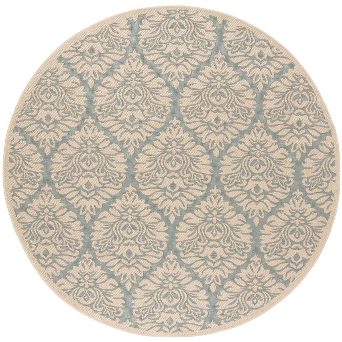 Safavieh Linden 100 135 Rug, LND135 - Aqua / Cream
