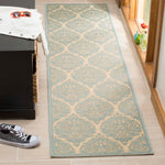 Safavieh Linden 100 135 Rug, LND135 - Cream / Aqua
