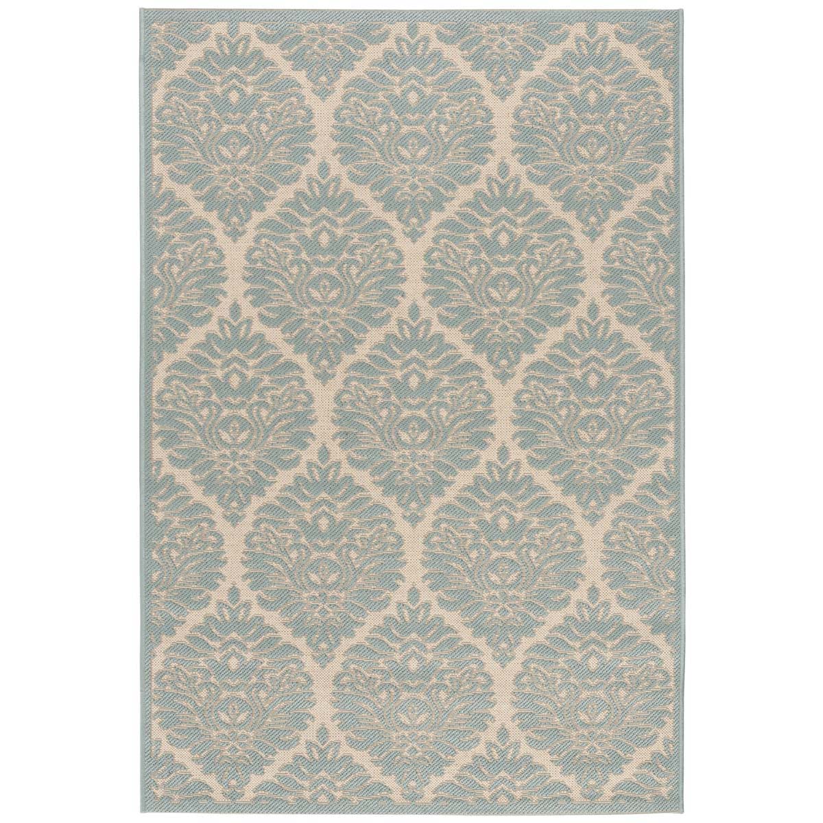 Safavieh Linden 100 135 Rug, LND135 - Cream / Aqua
