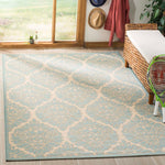 Safavieh Linden 100 135 Rug, LND135 - Cream / Aqua