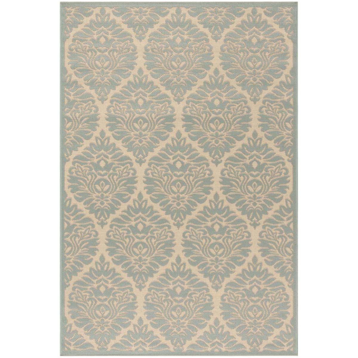 Safavieh Linden 100 135 Rug, LND135 - Cream / Aqua