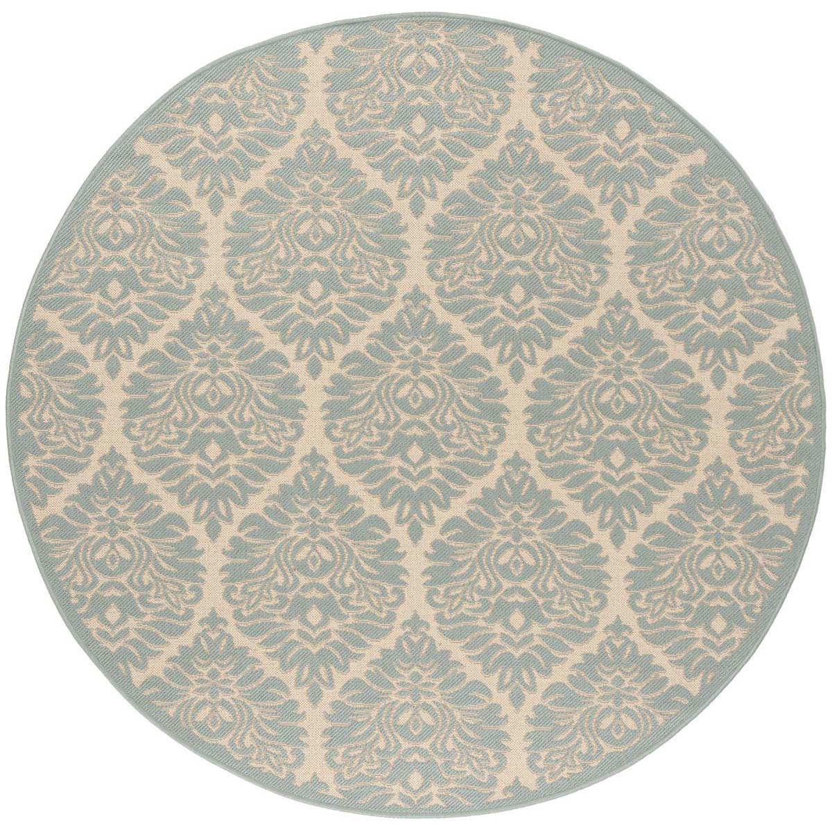 Safavieh Linden 100 135 Rug, LND135 - Cream / Aqua