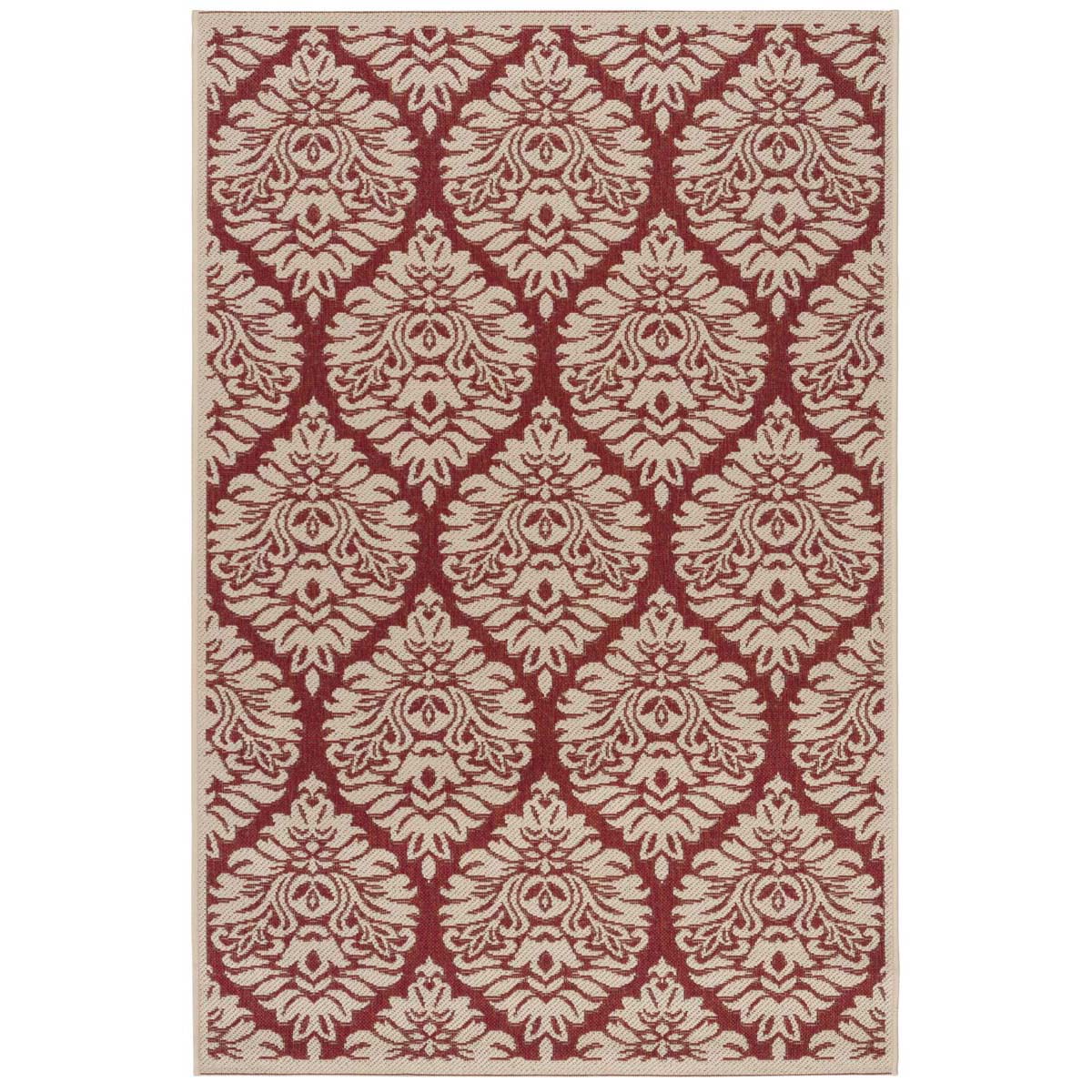 Safavieh Linden 100 135 Rug, LND135 - Red / Creme