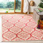 Safavieh Linden 100 135 Rug, LND135 - Red / Creme
