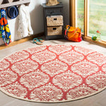 Safavieh Linden 100 135 Rug, LND135 - Red / Creme