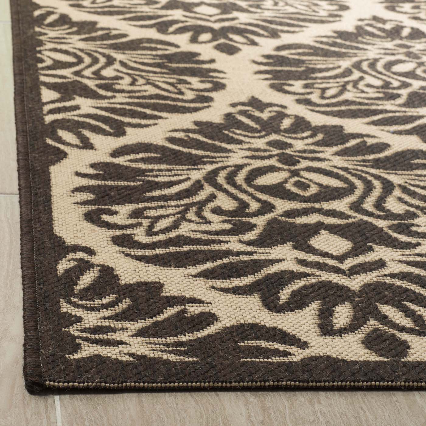 Safavieh Linden 135 Rug, LND135 - Creme / Brown
