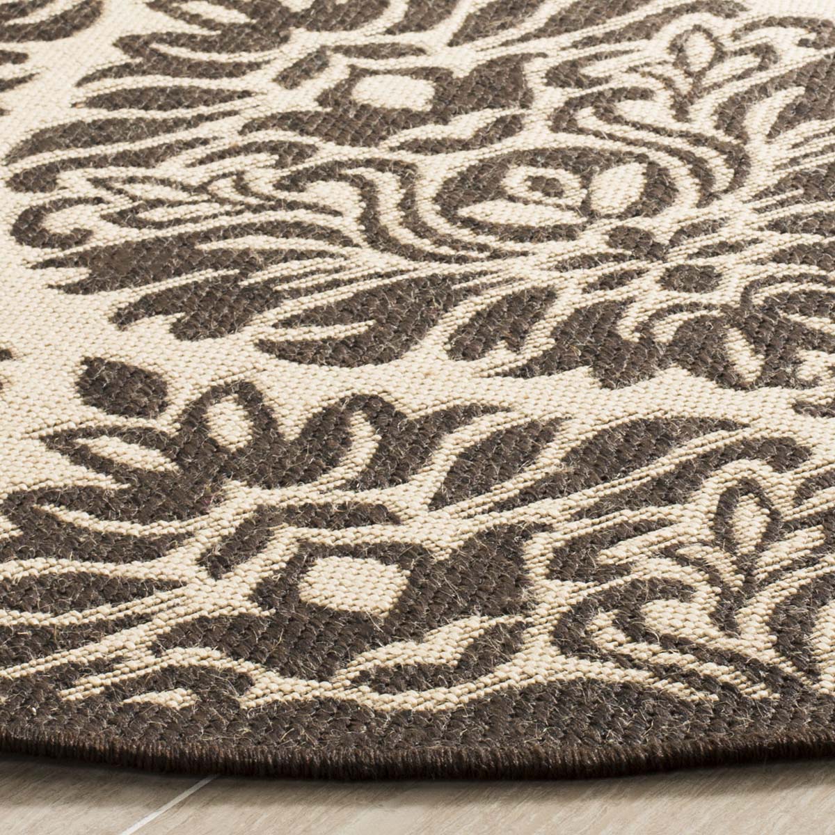 Safavieh Linden 100 135 Rug, LND135 - Creme / Brown