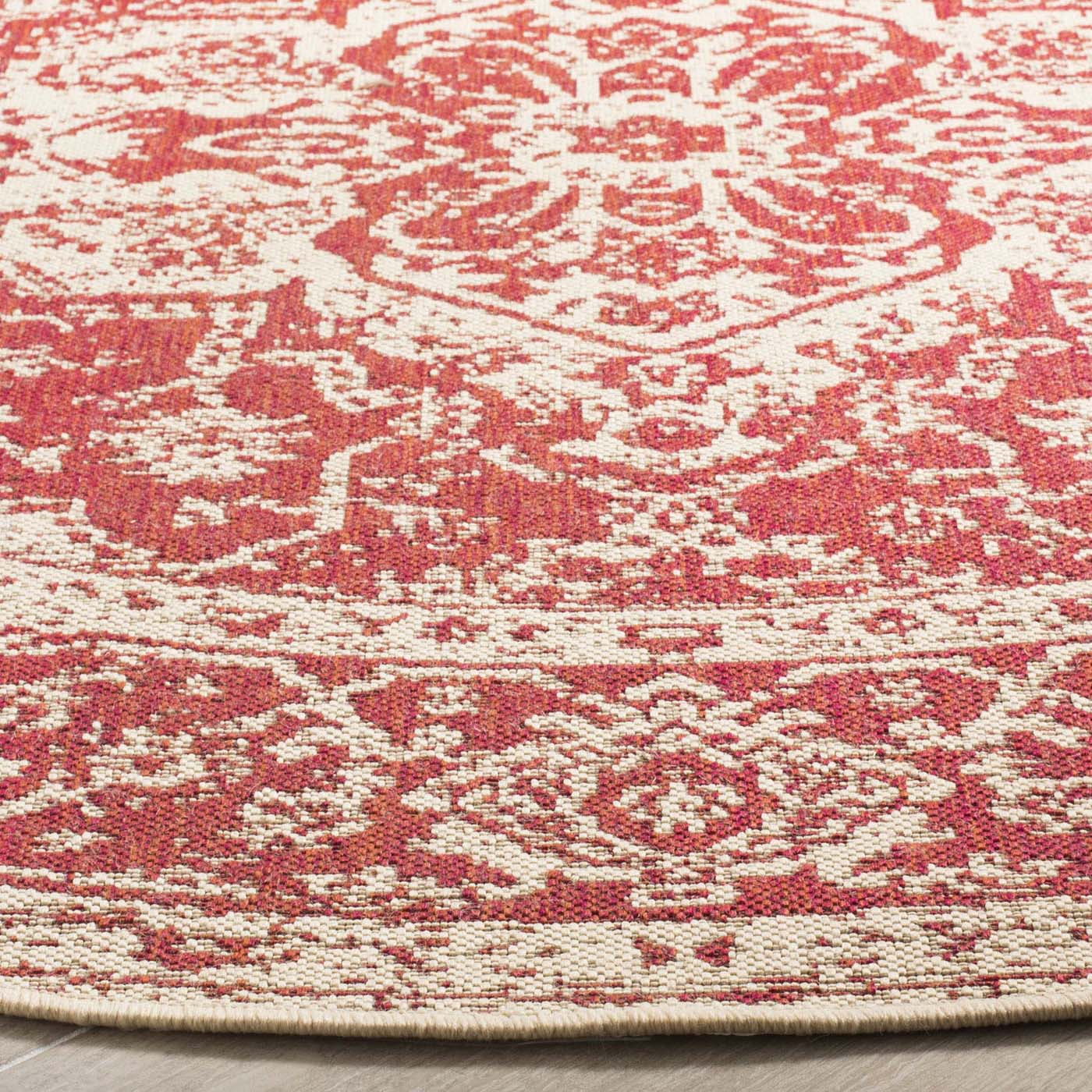 Safavieh Linden 137 Rug, LND137 - Red / Creme