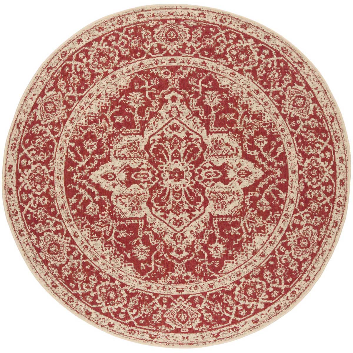 Safavieh Linden 137 Rug, LND137 - Red / Creme