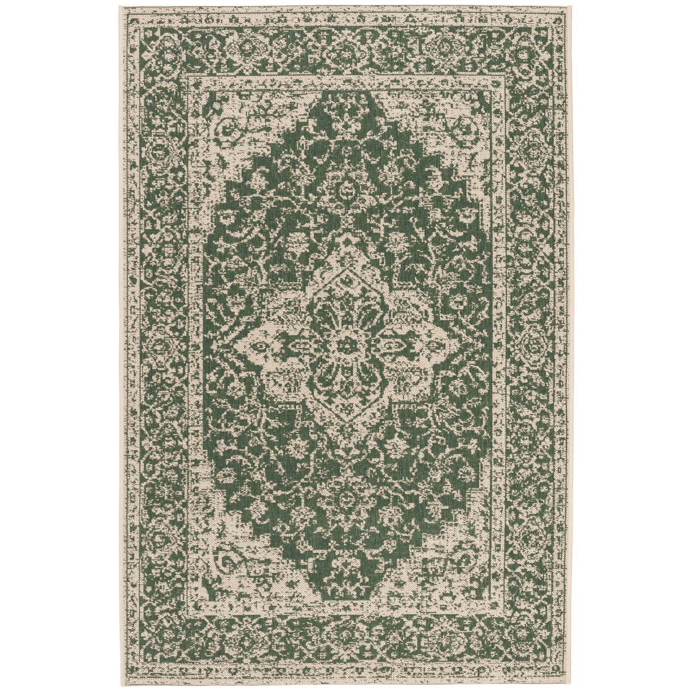 Safavieh Linden 137 Rug, LND137 - Green / Creme