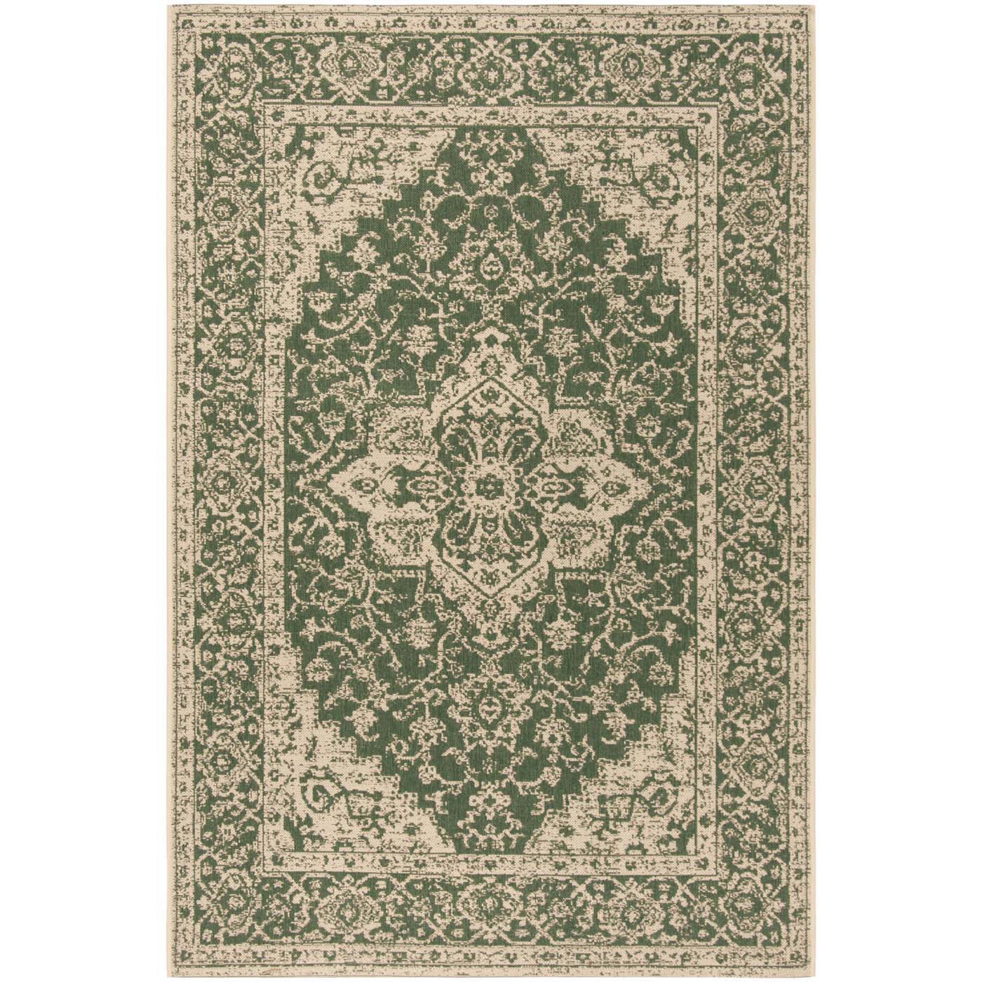 Safavieh Linden 137 Rug, LND137 - Green / Creme