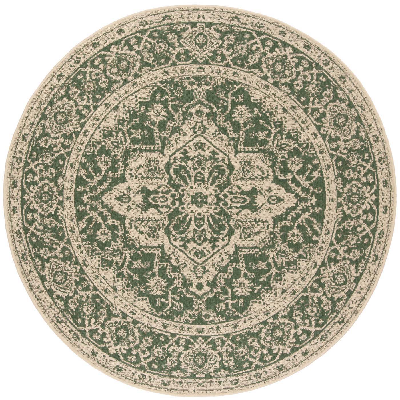 Safavieh Linden 137 Rug, LND137 - Green / Creme