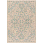 Safavieh Linden 100 138 Rug, LND138 - Aqua / Cream