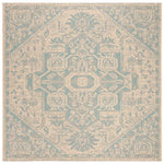 Safavieh Linden 100 138 Rug, LND138 - Aqua / Cream