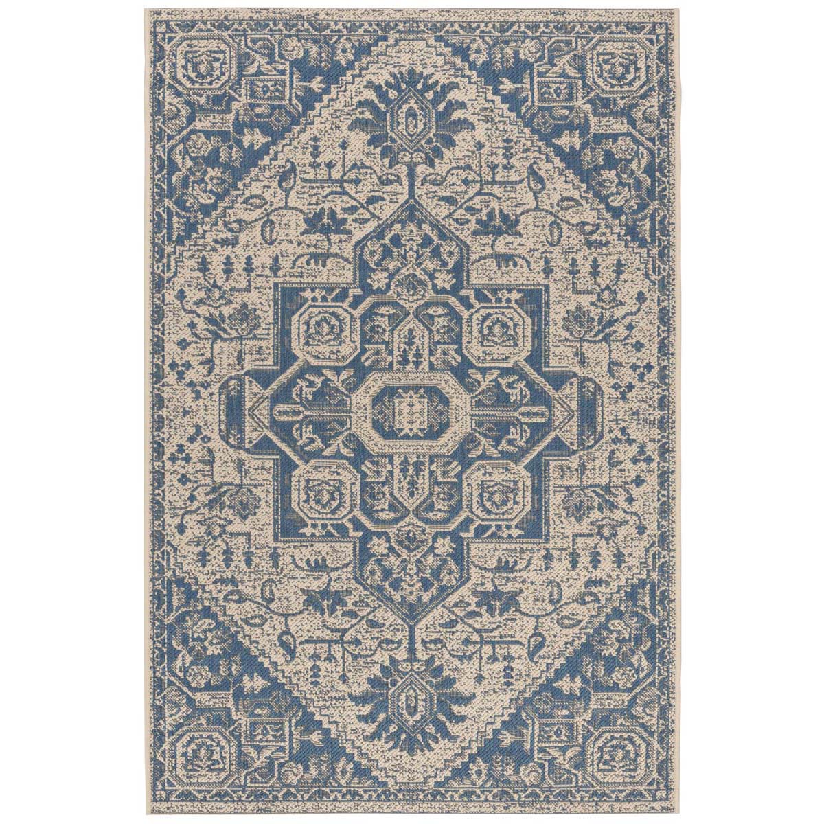Safavieh Linden 100 138 Rug, LND138 - Blue / Creme