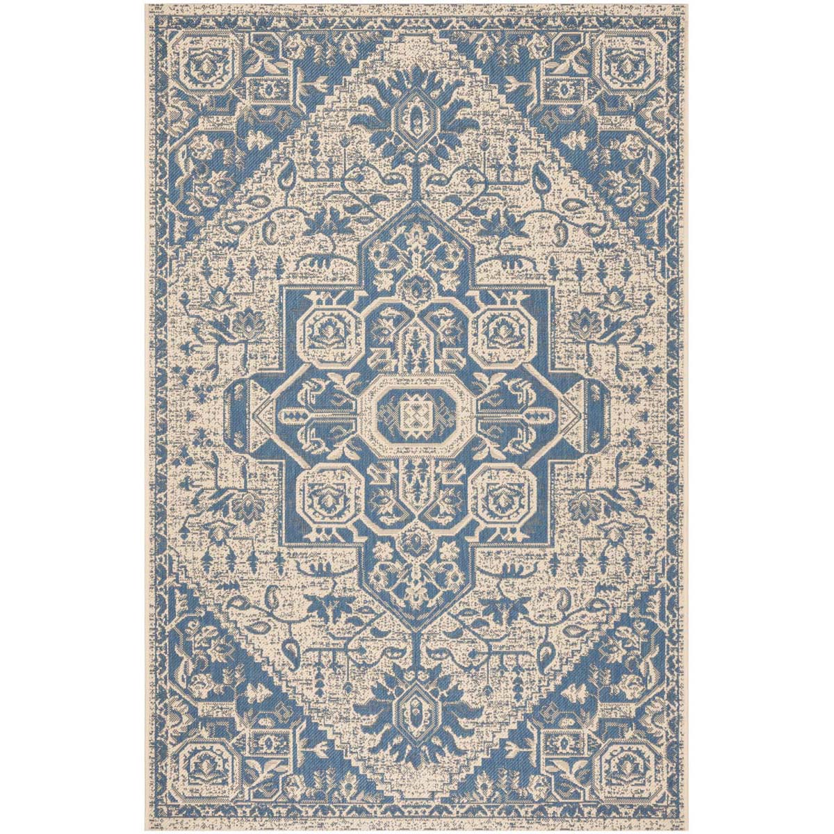 Safavieh Linden 100 138 Rug, LND138 - Blue / Creme