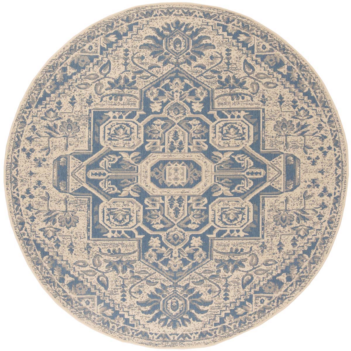 Safavieh Linden 100 138 Rug, LND138 - Blue / Creme