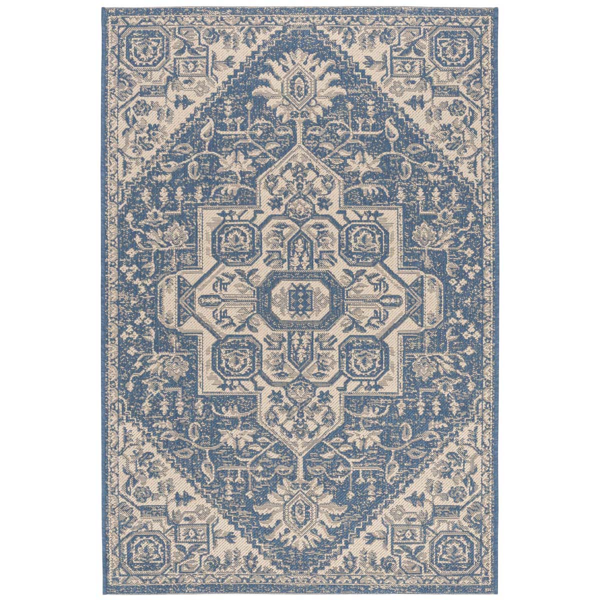 Safavieh Linden 100 138 Rug, LND138 - Cream / Blue