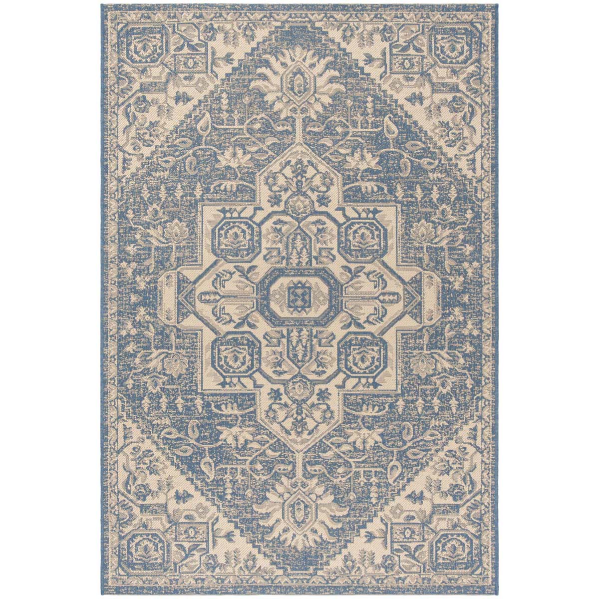 Safavieh Linden 100 138 Rug, LND138 - Cream / Blue