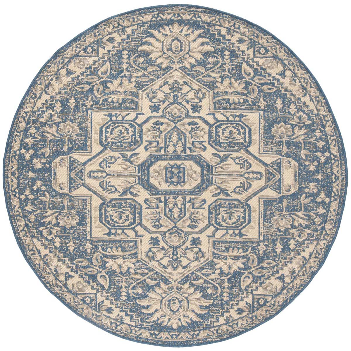 Safavieh Linden 100 138 Rug, LND138 - Cream / Blue