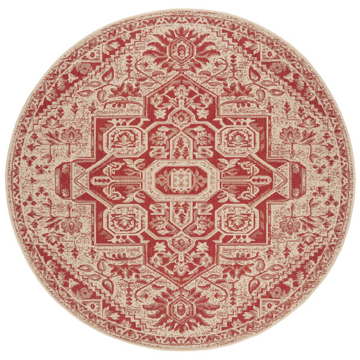 Safavieh Linden 100 138 Rug, LND138 - Red / Creme