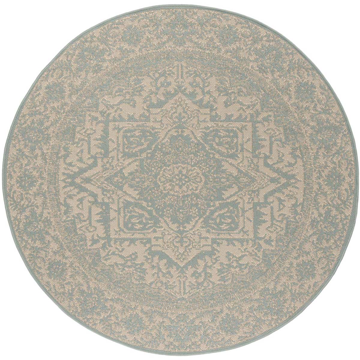 Safavieh Linden 100 139 Rug, LND139 - Cream / Aqua
