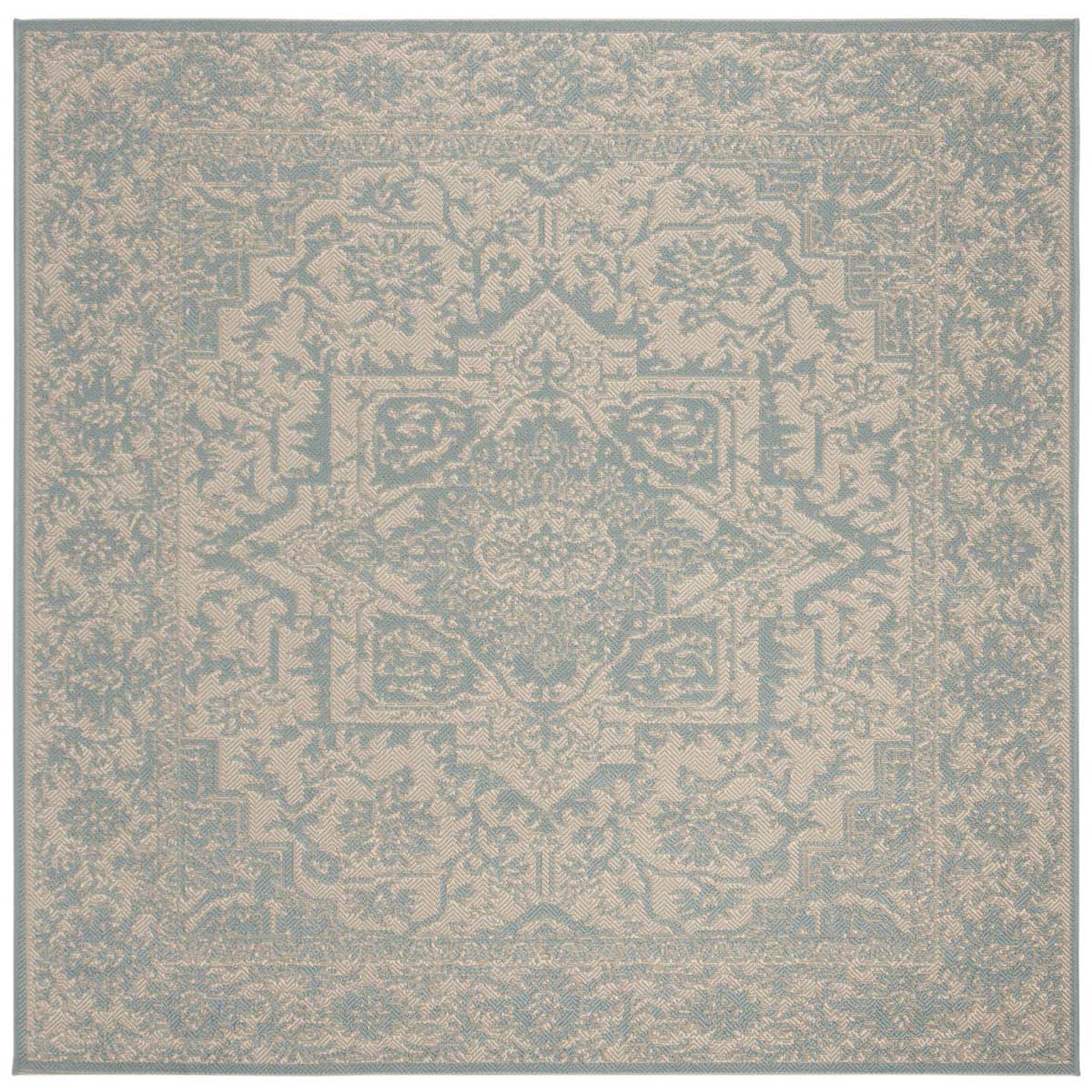 Safavieh Linden 100 139 Rug, LND139 - Cream / Aqua