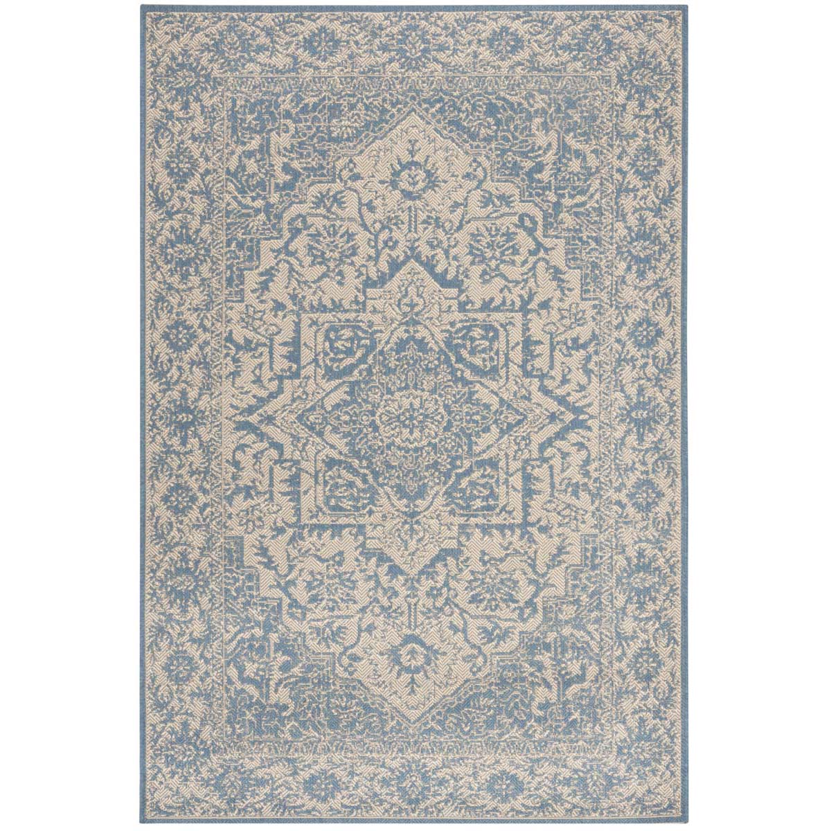 Safavieh Linden 100 139 Rug, LND139 - Cream / Blue