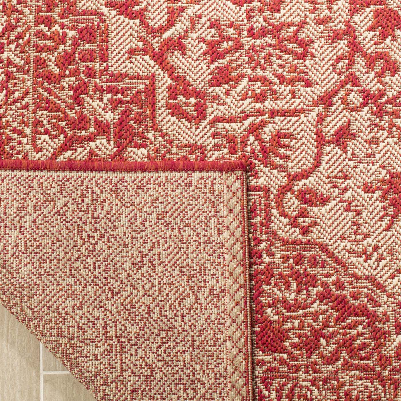 Safavieh Linden 139 Rug, LND139 - Red / Creme