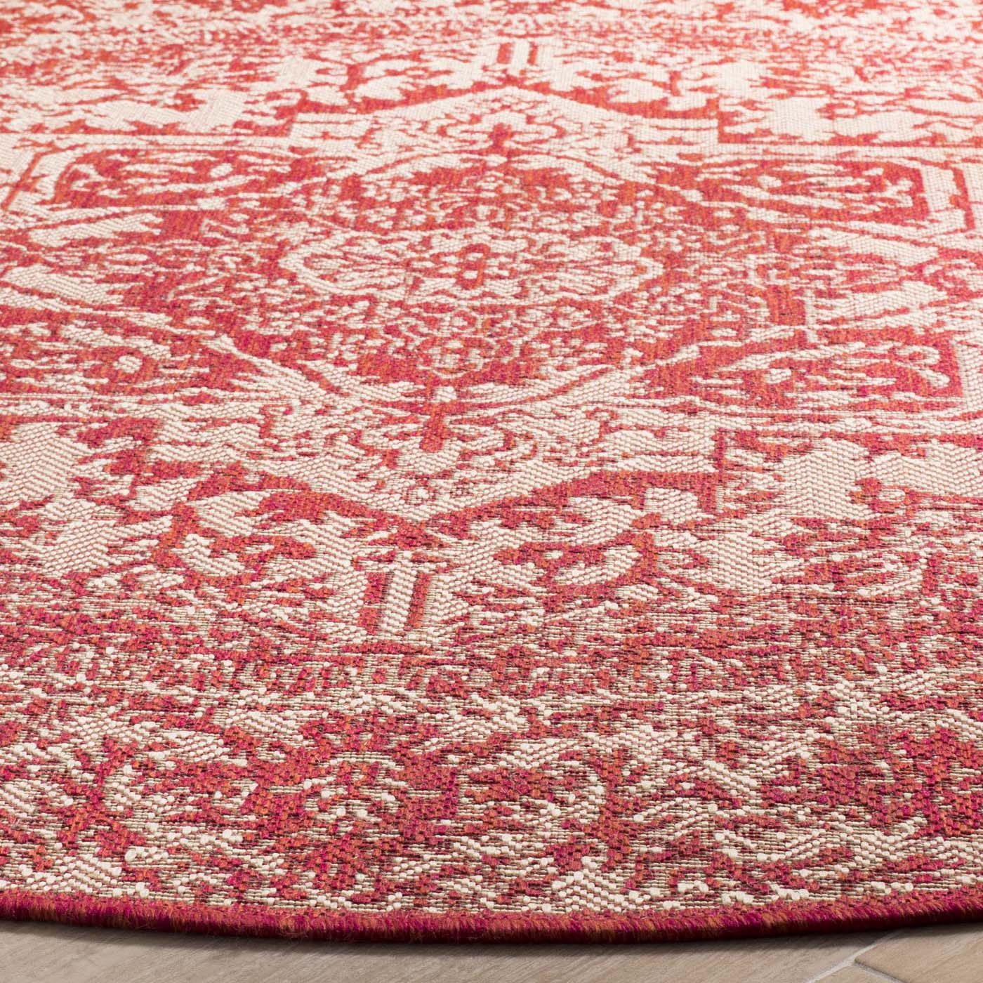 Safavieh Linden 139 Rug, LND139 - Red / Creme