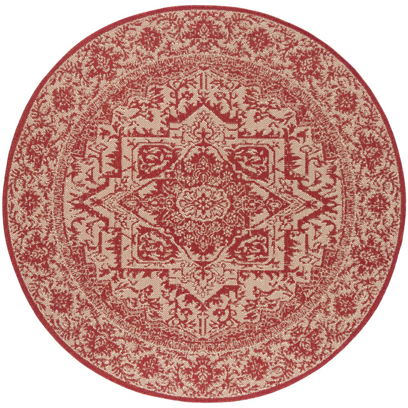 Safavieh Linden 139 Rug, LND139 - Red / Creme