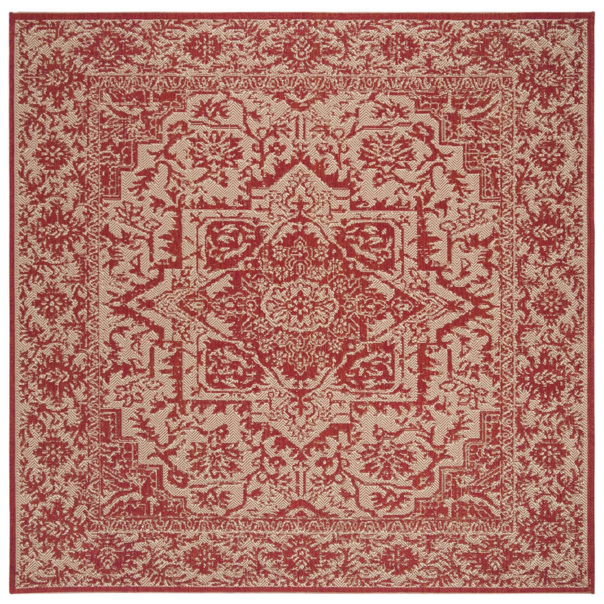 Safavieh Linden 100 139 Rug, LND139 - Red / Creme