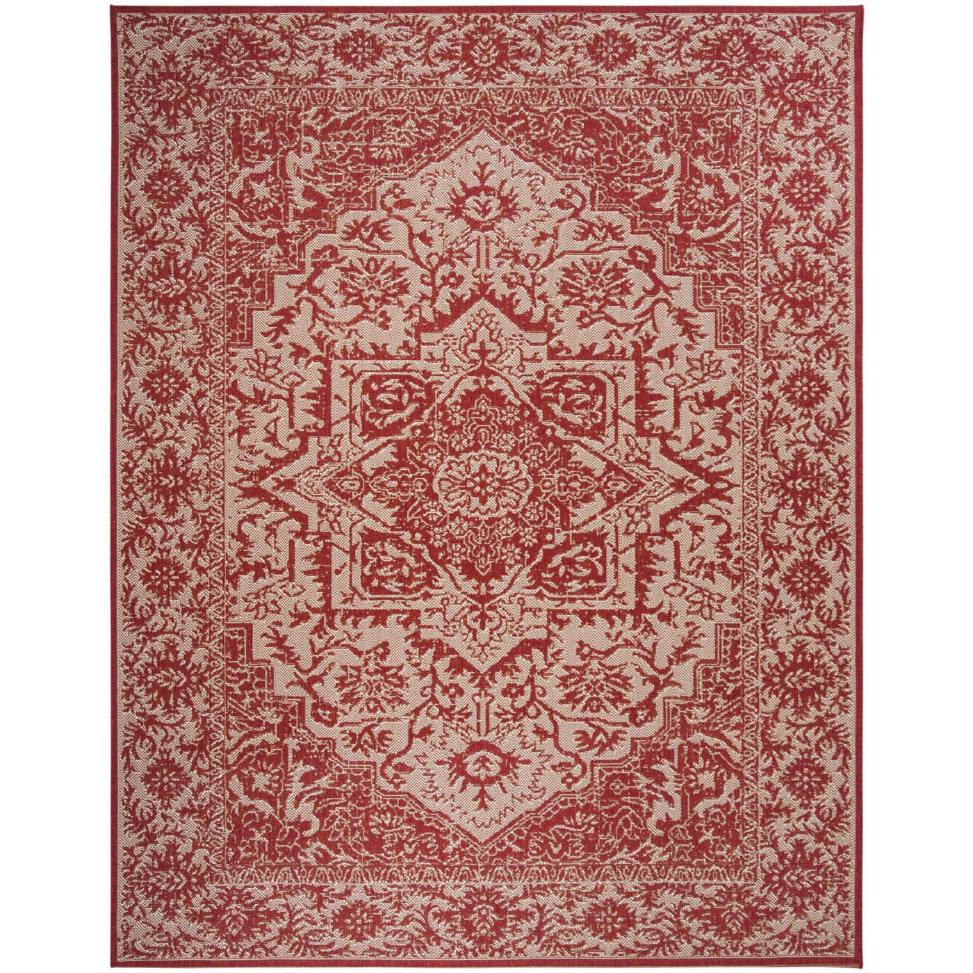 Safavieh Linden 139 Rug, LND139 - Red / Creme