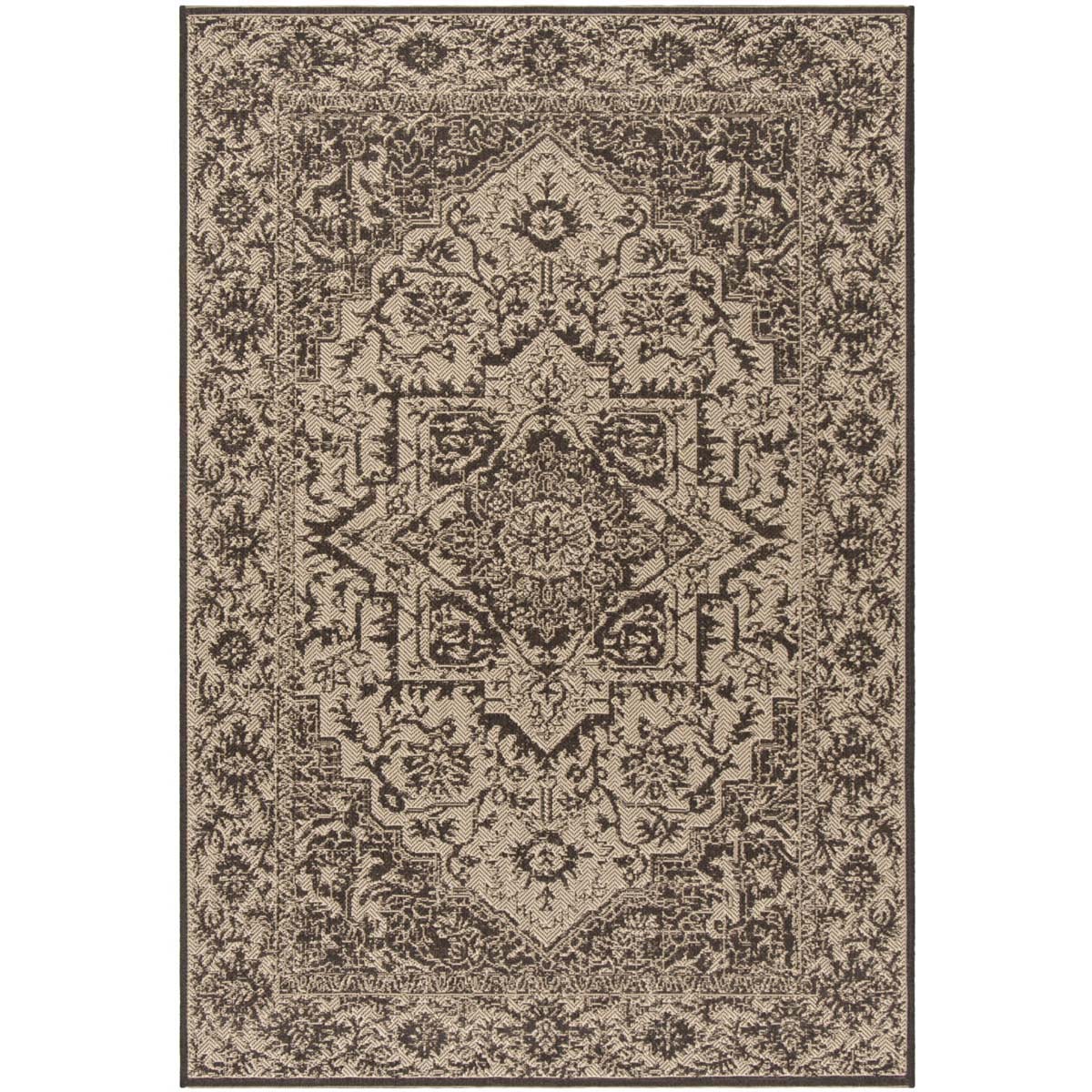 Safavieh Linden 100 139 Rug, LND139 - Creme / Brown