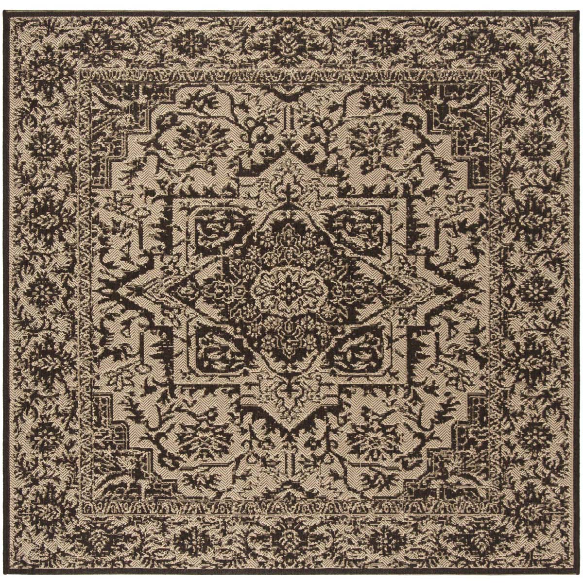 Safavieh Linden 100 139 Rug, LND139 - Creme / Brown