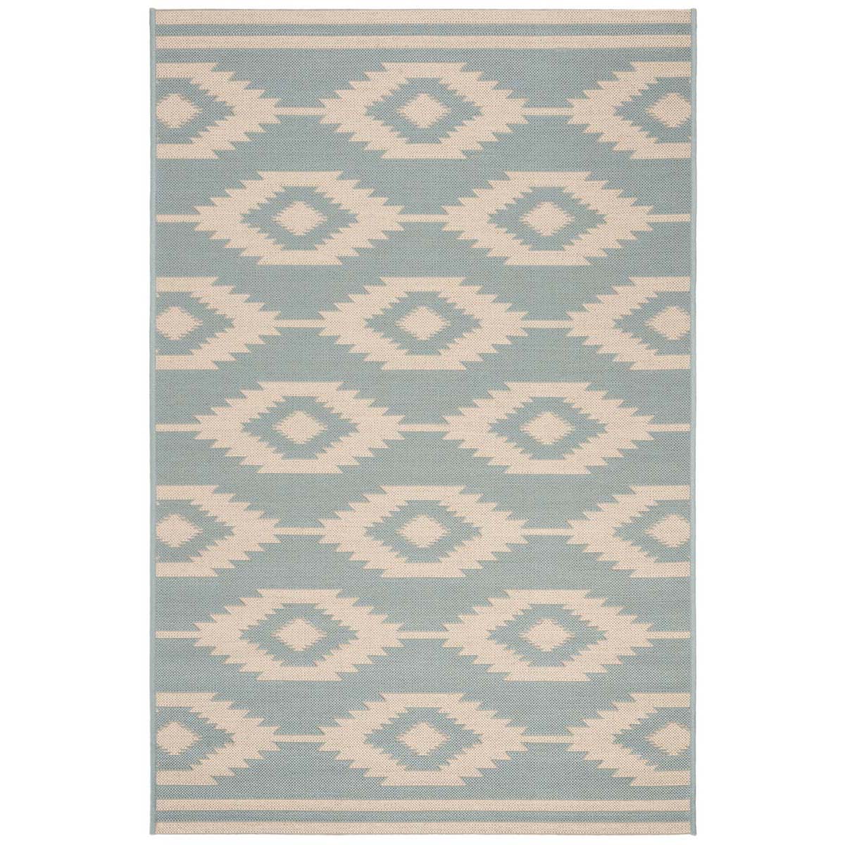 Safavieh Linden 100 171 Rug, LND171 - Cream / Aqua